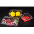 Pet Clear Plastic Compartment Take Away Salad Food Container Tray 5